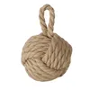 Türstopper Zuber Jute Textil H/Ø 23/15 cm creme braun natur Produktbild-Vorschau 3