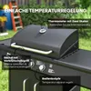 Outsunny Gasgrill 15,2 KW Grillwagen inkl 5 Produktbild-Vorschau 5