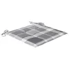vidaXL Gartenstühle 2 Stk. Graue Karomuster-Kissen Produktbild-Vorschau 6
