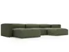 GrainGold Ecksofa U-Form Landi - Moderne Cord Ecksofa, Produktbild-Vorschau 3