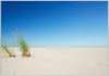 Wallario Wandbild Sandstrand unter blauem Himmel, Größe: Produktbild-Vorschau 1