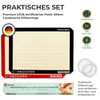 WAIWO Silikon Backmatte 2er Set 42x30 cm – Platin-Silikon Produktbild-Vorschau 3