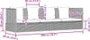 Garten-Sofabett mit Kissen Poly Rattan Lounge Loungesofa Produktbild-Vorschau 17