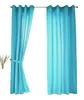 2er Set Vorhänge Schal Ösen »Berlin« HxB 245x140 cm Türkis Produktbild-Vorschau 2
