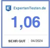 A badge indicating a product test result from ExpertenTesten.de. Produktbild-Vorschau