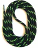SNORS Sicherheitssenkel rund - SCHWARZ / NEONGRÜN - 5mm - Produktbild-Vorschau 1
