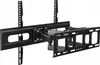 A black metal TV wall mount is shown against a white background. Náhľad obrázku produktu