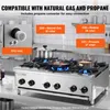 SucceBuy Cucina commerciale a gas con 6 bruciatori, 42 kW, Anteprima dell’immagine prodotto 3