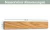 DELUKE® Magnetleiste Messer aus Eichenholz KYLO [STARKER Produktbild-Vorschau 2
