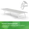 Leco Aluminium Sonnenliege "Elina" mit klappbaren Füßen Produktbild-Vorschau 3