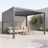 sweeek - Pergola mit Lamellendach Palace 3x3m + Markise 3m Produktbild-Vorschau 5