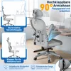 NAIZY Ergonomischer Bürostuhl Grau, Schreibtischstuhl mit Produktbild-Vorschau 9