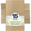 Frühstücksbrettchen Holzbrett Buche 22x12x1 cm, Menge:15 Produktbild-Vorschau 1