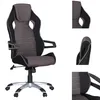 Amstyle Bürostuhl VALENTINO Grau Gaming Chefsessel Racing Produktbild-Vorschau 1