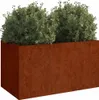 A rectangular planter box with plants growing out of it. Náhled obrázku produktu