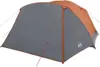 vidaXL Campingzelt mit Vorzelt 4 Personen Orange Produktbild-Vorschau 4