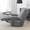 Elastischer Velours-Bezug für Relaxsessel mit Fußstütze Produktbild-Vorschau 3