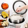 Dampfkorb Einsatz,Edelstahl Dampfgarer Dampfeinsatz für Produktbild-Vorschau 3