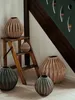 Broste Copenhagen  Wide Vase M Antique Brown Produktbild-Vorschau 6