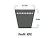 SWR XPZ 1750 Lw, Schmalkeilriemen, flankenoffen, Produktbild-Vorschau 2