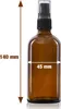 Oputec 5 x 100 ml Reise-Pumpspender Pumpflaschen aus Produktbild-Vorschau 2