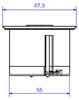 Presa da incasso Due 2x Schuko, presa da cucina, presa da Anteprima dell’immagine prodotto 4