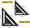 A collage showing two metric measuring squares of different sizes, with dimensions indicated. Produktbild-Vorschau
