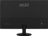 The back of a black computer monitor is shown, with ports visible on the lower section. Voir les images du produit