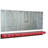 Paroi à outils 156x72 cm Système de stockage en métal avec Voir les images du produit 7