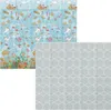 Vzdelávacia skladacia penová podložka 200 x 180 x 1 cm Náhľad obrázku produktu 1