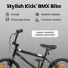 vidaXL BMX Rad 18 Zoll für 7-10 Jahre alt Schwarz Produktbild-Vorschau 4
