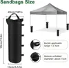 4er Set Pavillon Sandsäcke, dick Pavillon Gewichte, 800D Produktbild-Vorschau 2