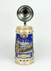 Bierkrug mit Deckel Hamburg Wahrzeichen hellblau 24 cm 0,5 Produktbild-Vorschau 3