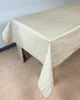 Wachstuchtischdecke 140x240 cm - Beige Linie - Produktbild-Vorschau 2