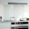 vidaXL Alzatina da cucina in vetro temperato trasparente Anteprima dell’immagine prodotto 2