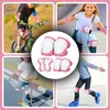 Kinder Schutzausrüstung Set 3in1 Rosa Größe M, Knie-, Produktbild-Vorschau 11