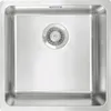 Lavello in acciaio inox da incasso 44x44 cm, spazzolato, Anteprima dell’immagine prodotto 1