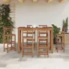 vidaXL Barový stůl z masivního dřeva akácie 150x70x105 cm Náhled obrázku produktu 2