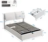 MODFU Boxspringbett Hydraulisches 140 x 200 cm mit Produktbild-Vorschau 7
