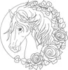 Pferdefreunde - Glitzersticker-Malbuch Produktbild-Vorschau 3