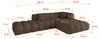 ALTDECOR Ecksofa in L-Form OLEA-L2 - 289x176x71 cm Braun - Produktbild-Vorschau 5