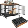 COSTWAY 80x61x64cm gabbia per cani, pieghevole, cuccia per Anteprima dell’immagine prodotto 1