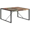 vidaXL Tavolo da pranzo 140x140x75 cm in legno massiccio Anteprima dell’immagine prodotto 6