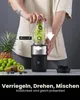 Smoothie Maker, StandMixer, Blender, 900W,  mit 2 * 650ml Produktbild-Vorschau 4