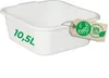 Novaliv Bol de lavage carré 10,5L, 34x34 cm, Blanc, Sans Voir les images du produit 2