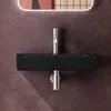doporro Lavabo à Poser Noir Mat Vasque Suspendu en Voir les images du produit 5