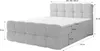 Masseno Boxspringbett BRUME 180x200 cm Komplett-Set mit Produktbild-Vorschau 6