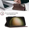 Hülle für Samsung Galaxy S25 Ultra Prägung Flip Leder Produktbild-Vorschau 3