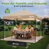 Sekey Faltpavillon 3x3 m mit Solar-LED, UPF 50+, Produktbild-Vorschau 4