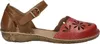 Josef Seibel Damen Sandale aus Leder mit floralen Cut Outs Produktbild-Vorschau 3